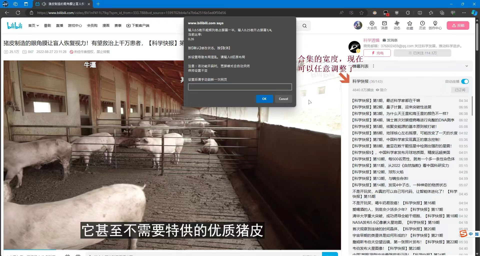 合集宽度调整